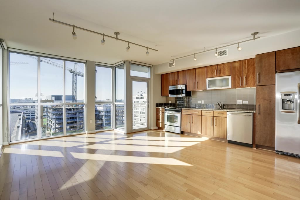 Empty apartment ready for final inspection